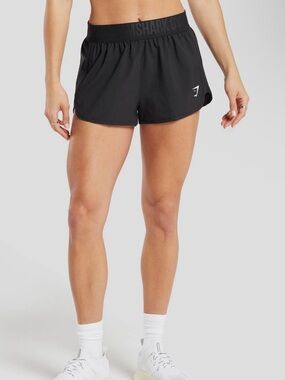 Gymshark Black Women's Athletic Running Shorts